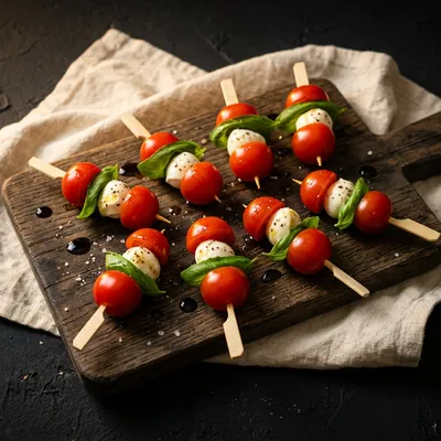 Spiesje caprese